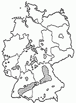 Verbreitung von Kalk-Halbtrockenrasen in Deutschland